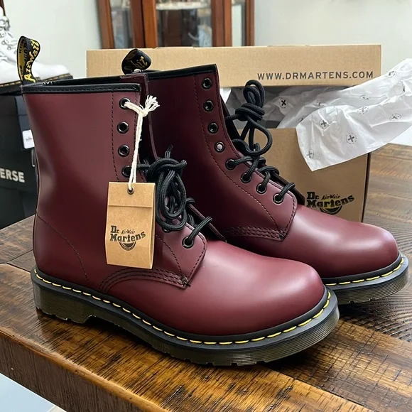 Dr. Martens | Shoes | Cherry Red Dr Martens Nib | Poshmark